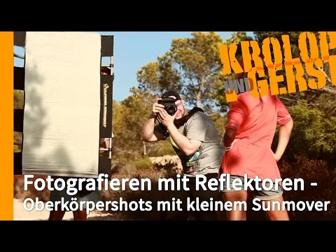 Fotografieren mit Reflektoren - Oberkörpershots kleiner Sunmover☀️️ LET’S BOUNCE ☀️️ Krolop&amp;Gerst