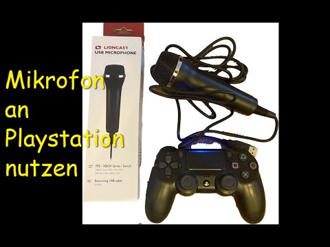 Mikrofon an Playstation nutzen - Pegeleinstellung und Test - Lioncast