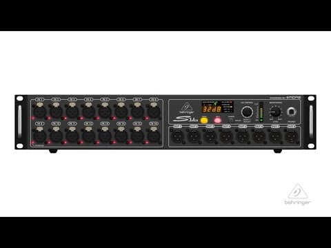 S16 I/O Box with 16 Remote-Controllable MIDAS Preamps, 8 Outputs and AES50 Networking