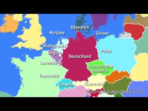 Europa im Überblick - der Westen - Deutschland - viele Nachbarn, große Städte