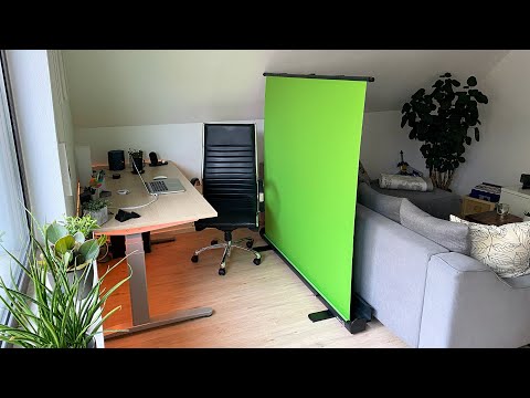 Green Screen von Elgato - pro­fes­si­o­nelle Hintergrundentfernung im Home-Office