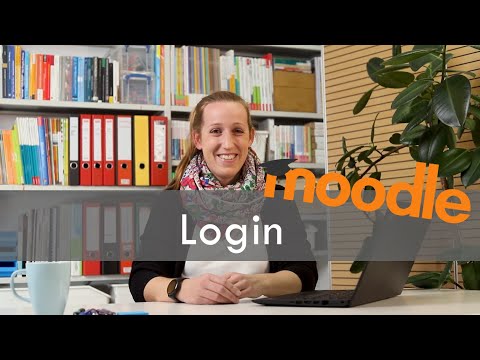 Arbeiten mit Moodle (2): Login