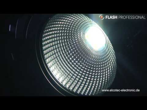 Flash PROFESSIONAL LED PAR 64 250 Watt COB WEISS CW/WW 2000-9000K Theater Scheinwerfer